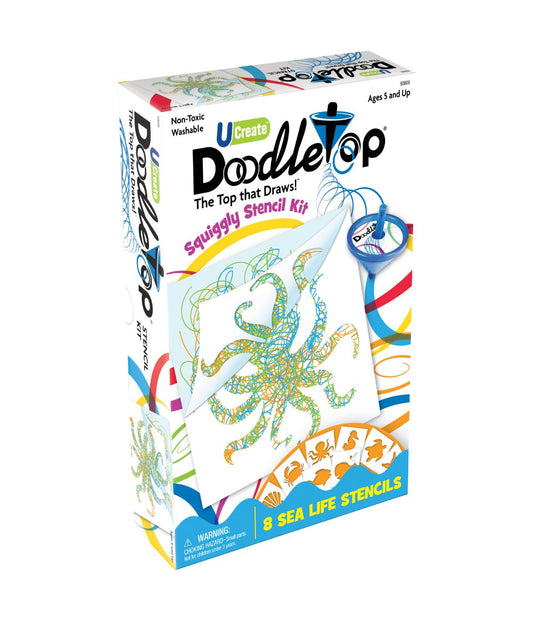 Doodletop Stencil Kit - Sea Life Multi