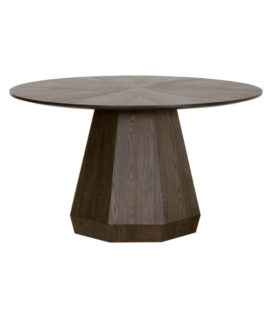 Coulter 54" Round Dining Table Brown