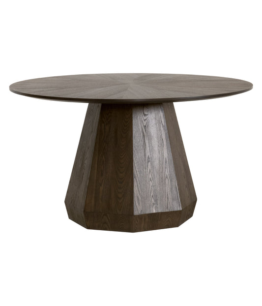 Coulter 54" Round Dining Table Brown