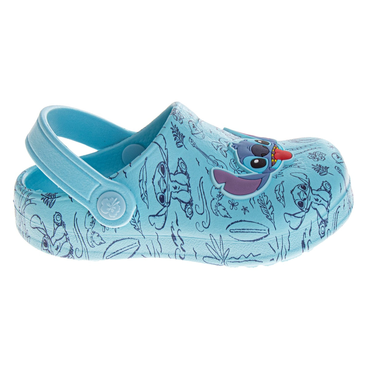  Josmo Disney Stitch & Angel Girls' Dual Sizes Watershoes (Toddlers) - 5-6 - Bonton