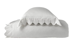 Scalloped Embroidered Duvet Set