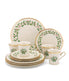  Lenox Holiday 12 Piece Set (Dinner, Salad, Mug) - Ivory - Bonton