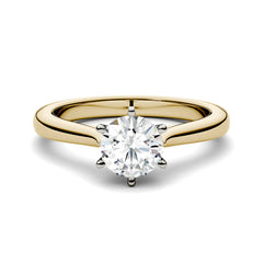 Charles & Colvard 1.00cttw Moissanite Solitaire Engagement Ring 2