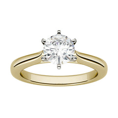 Charles & Colvard 1.00cttw Moissanite Solitaire Engagement Ring 2