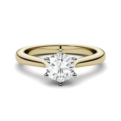 Charles & Colvard 1.00cttw Moissanite Solitaire Engagement Ring 2