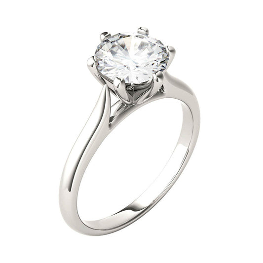 Charles & Colvard 1.50cttw Moissanite Solitaire Engagement Ring