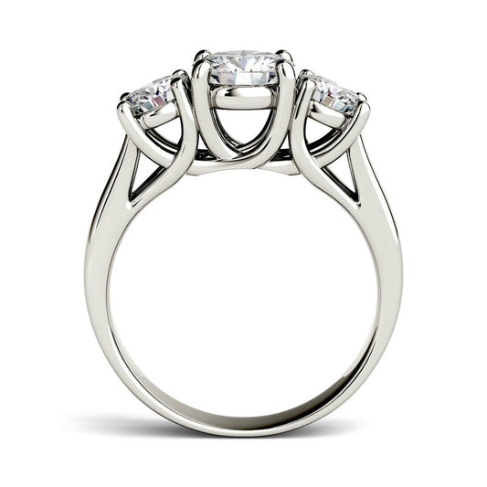 Charles & Colvard 2.00cttw Moissanite Three Stone Ring