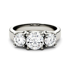 Charles & Colvard 2.00cttw Moissanite Three Stone Ring