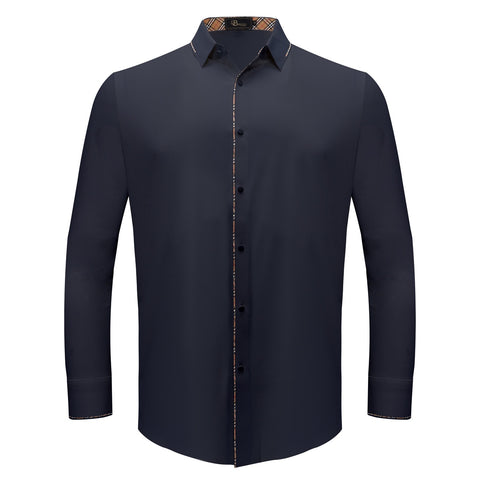 Modern Class Button Up Shirt NAVY