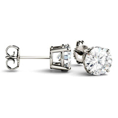 Charles & Colvard Moissanite Stud Earrings