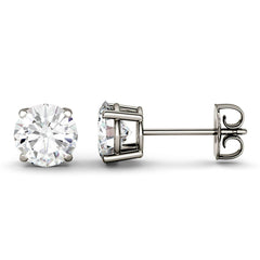 Charles & Colvard Moissanite Stud Earrings