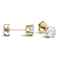 Charles & Colvard Moissanite Stud Earrings