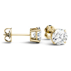 Charles & Colvard Moissanite Stud Earrings