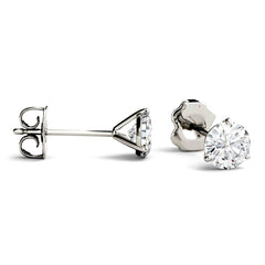 Charles & Colvard Moissanite Martini Stud Earrings