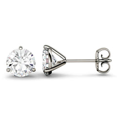 Charles & Colvard Moissanite Martini Stud Earrings