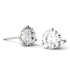 Charles & Colvard Moissanite Martini Stud Earrings