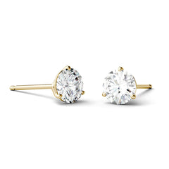 Charles & Colvard Moissanite Martini Stud Earrings