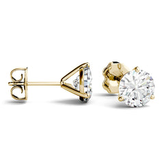 Charles & Colvard Moissanite Martini Stud Earrings