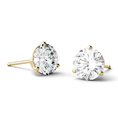 Charles & Colvard Moissanite Martini Stud Earrings