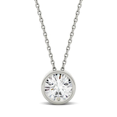 Charles & Colvard 0.50cttw Moissanite Bezel Pendant