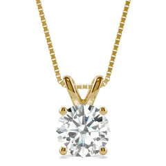 Charles & Colvard 1.90cttw Moissanite Solitaire Pendant