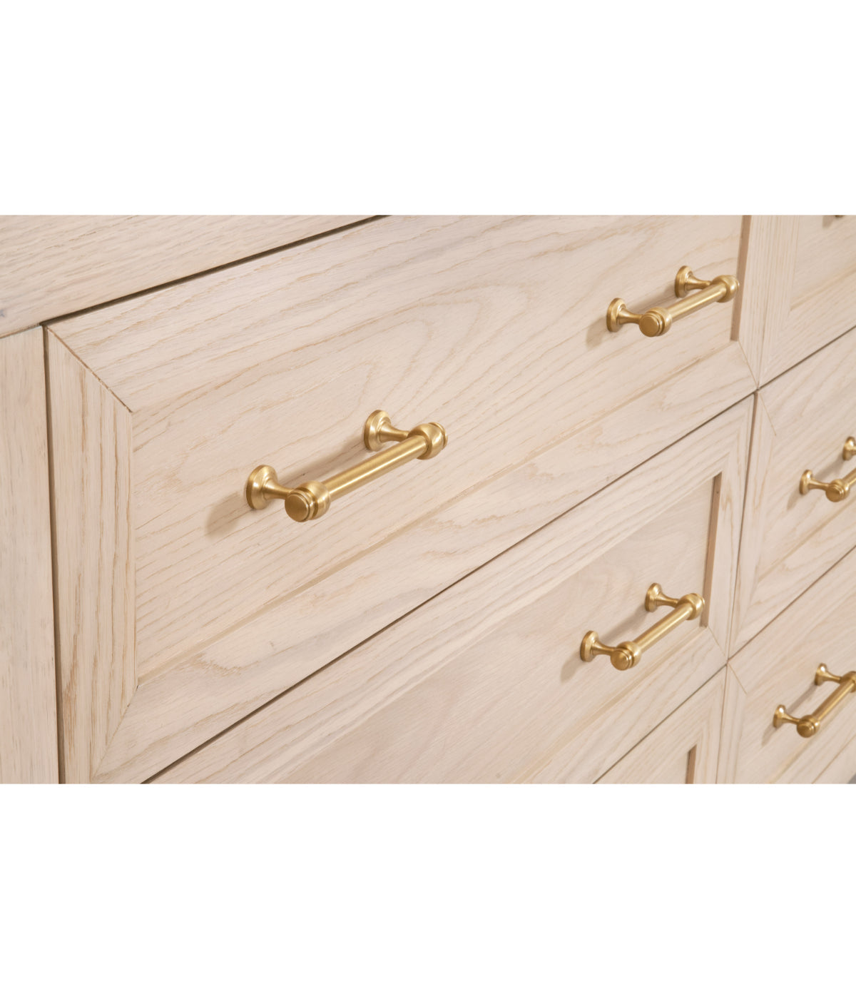  Essentials For Living Stella 6-Drawer Double Dresser Light Honey Oak - Light Honey Oak - Bonton