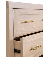 Stella 6-Drawer Double Dresser Light Honey Oak