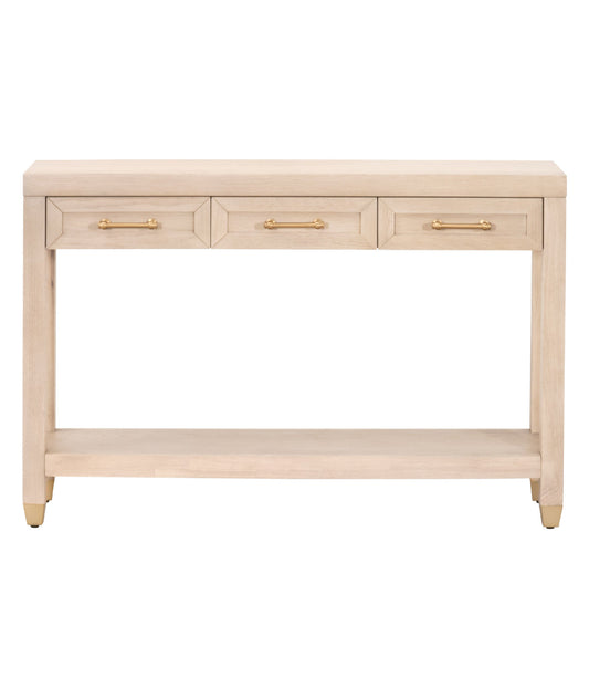 Stella Narrow Console Table Light Honey Oak