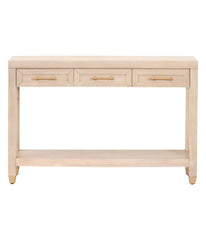 Stella Narrow Console Table Light Honey Oak