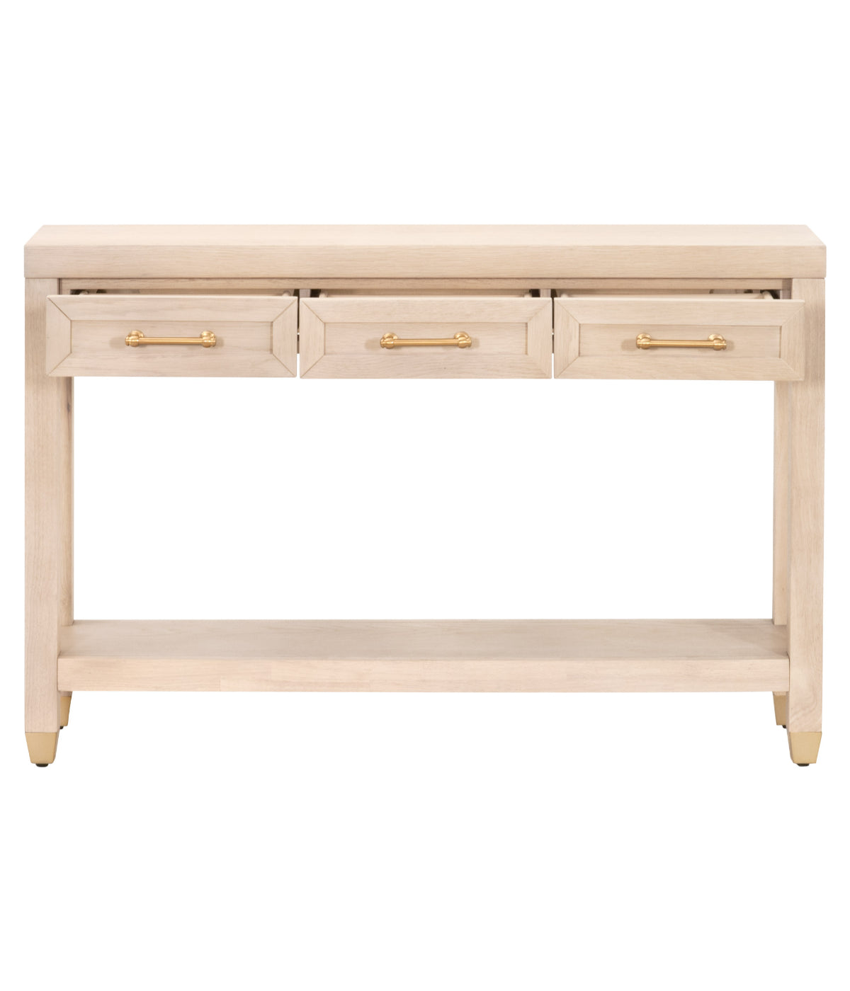  Essentials For Living Stella Narrow Console Table Light Honey Oak - Light Honey Oak - Bonton