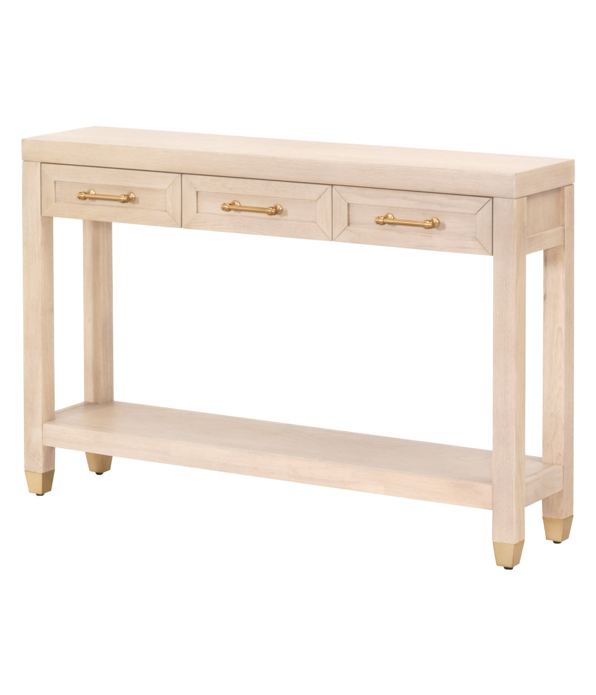  Essentials For Living Stella Narrow Console Table Light Honey Oak - Light Honey Oak - Bonton