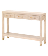 Stella Narrow Console Table Light Honey Oak