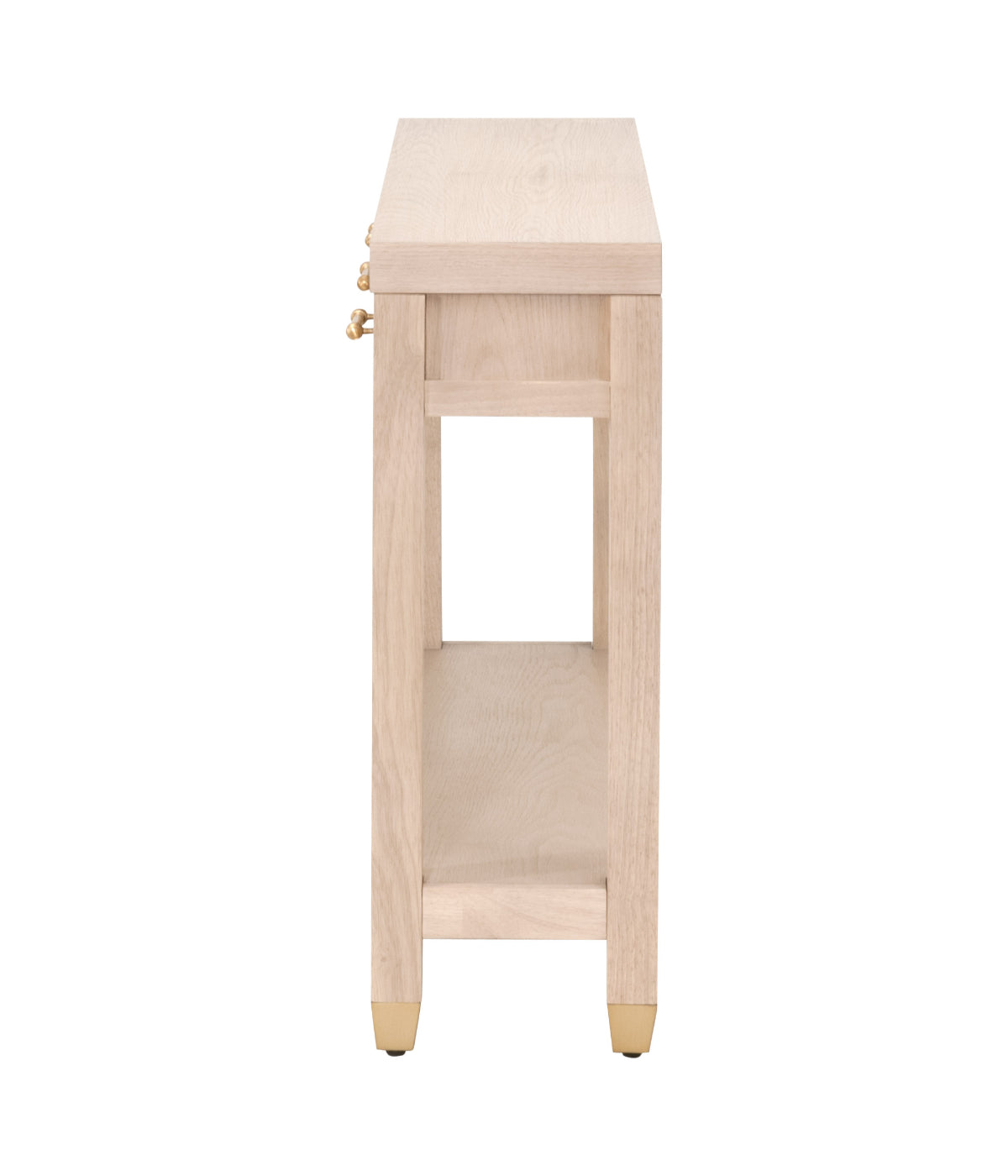  Essentials For Living Stella Narrow Console Table Light Honey Oak - Light Honey Oak - Bonton