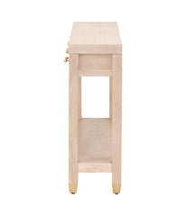 Stella Narrow Console Table Light Honey Oak