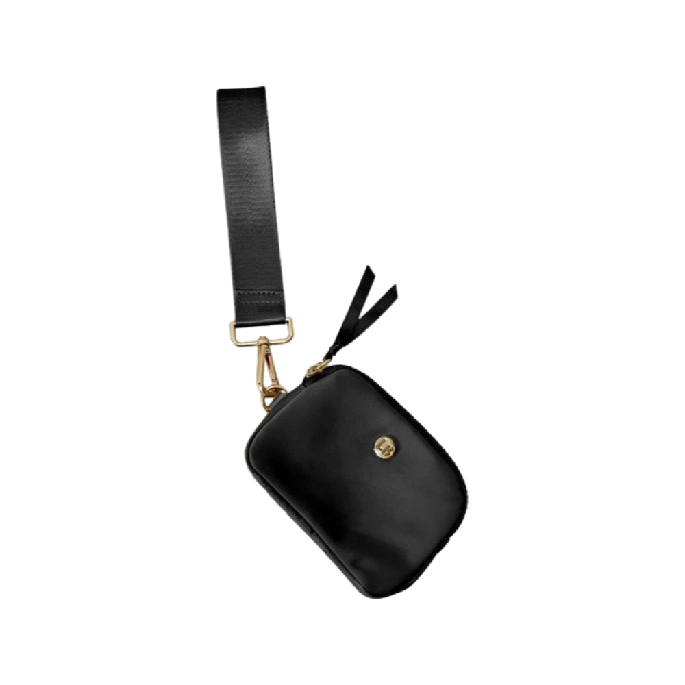  Lemonbella Lexie Keychain Wallet Almond - Black - Bonton