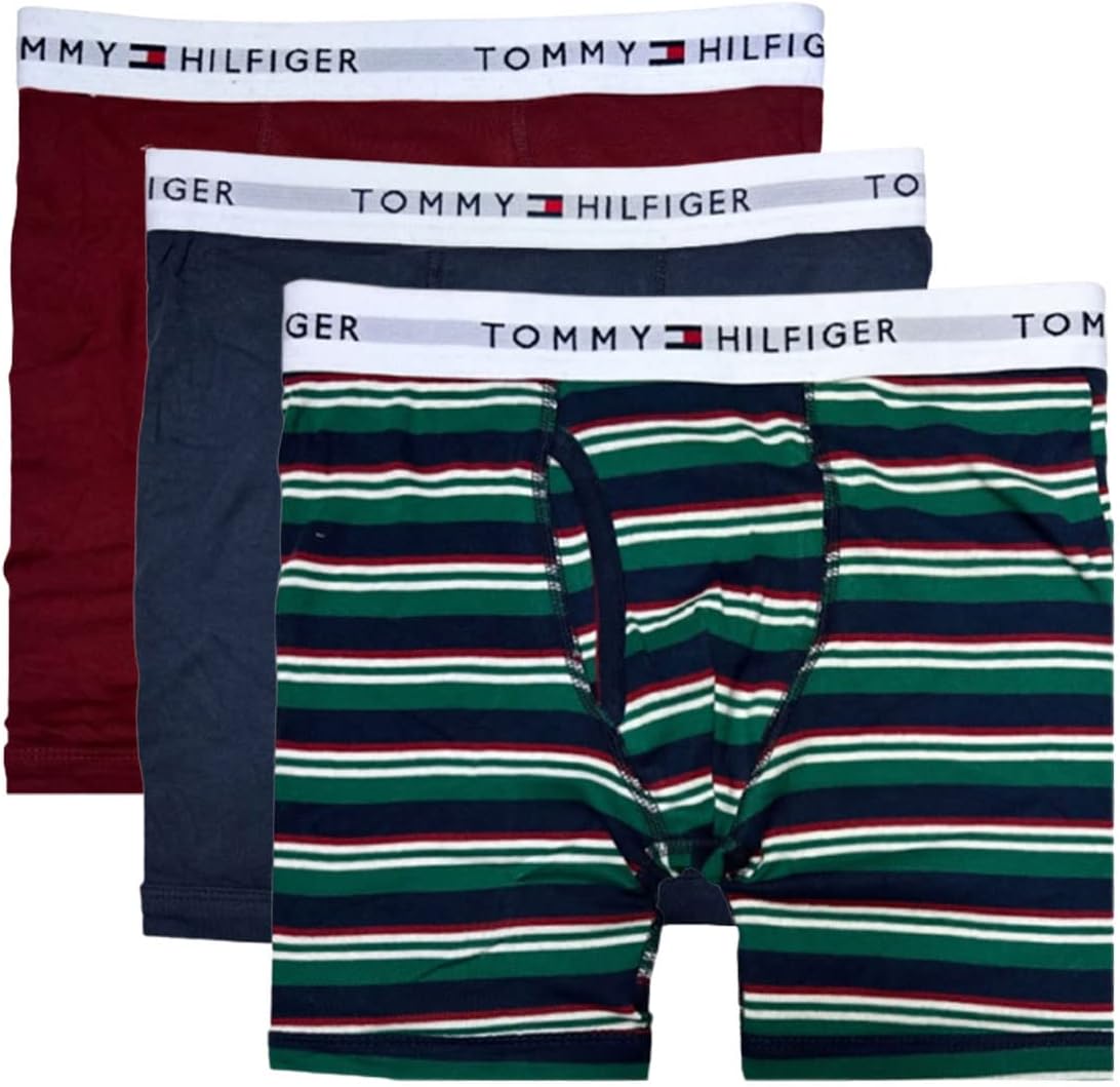  Tommy Hilfiger 3 Pack Boxer Brief-Fan - Blade - Bonton