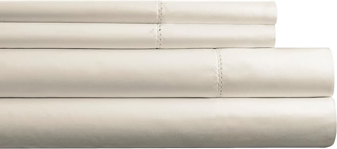  525 Thread Count Cotton Sheet Sets - Ivory Pearl - Bonton