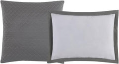 Hotel Comforter Set White/Grey