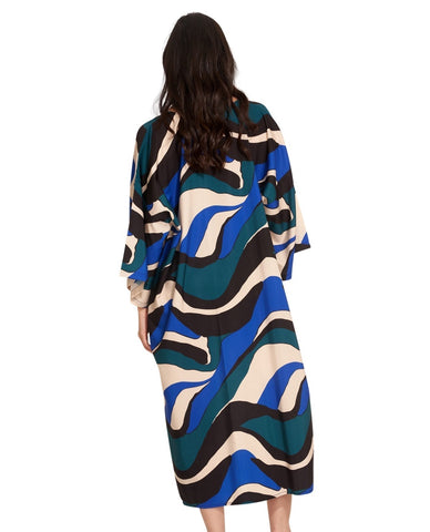 Iris Midi Cover Up Kimono