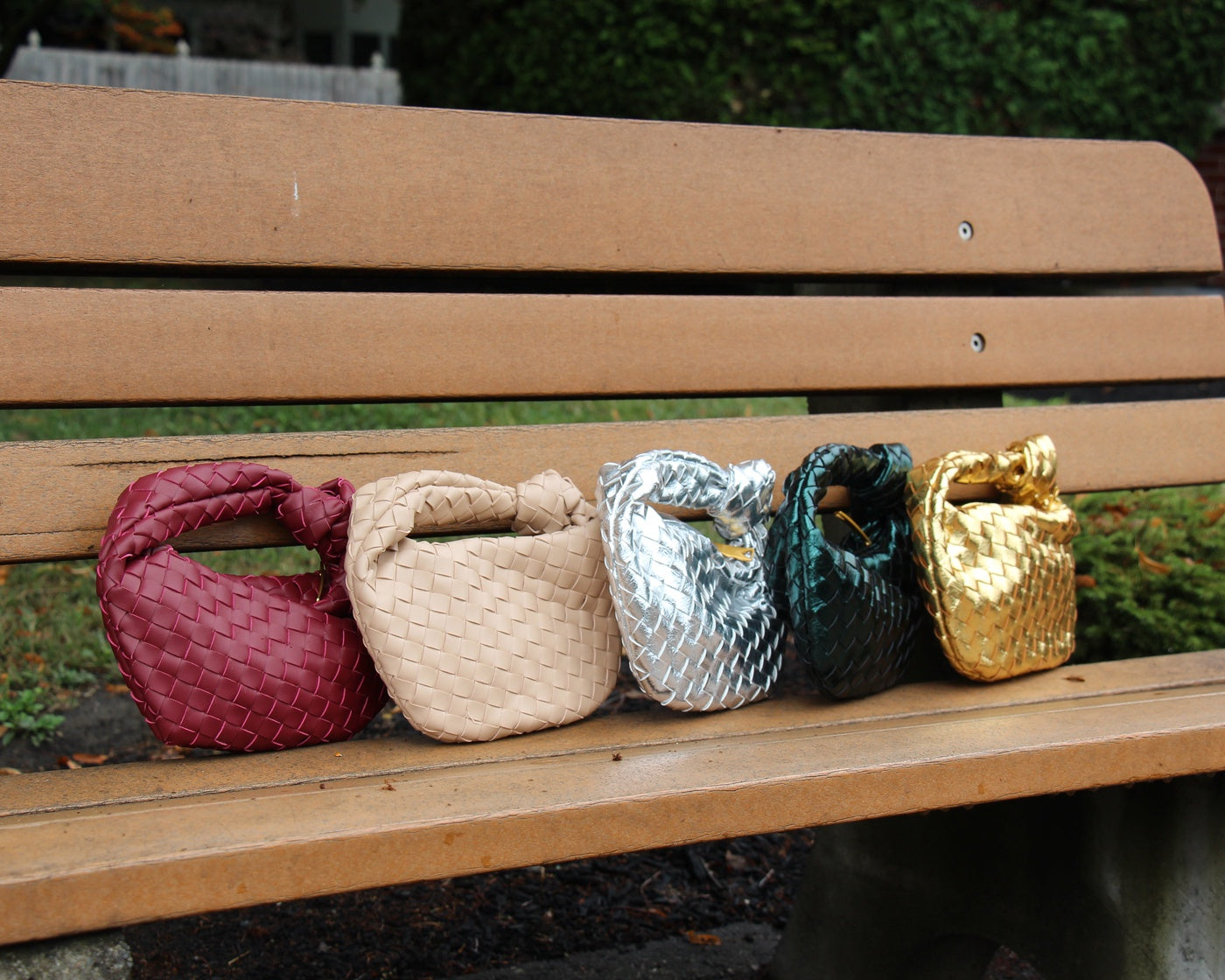  Lemonbella Ava Knotted Woven Metallic Gold - Default Title - Bonton