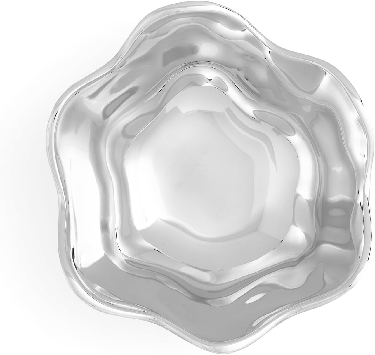  Portmeirion Sophie Conran Alloy Small Nesting Bowl - Silver - Bonton