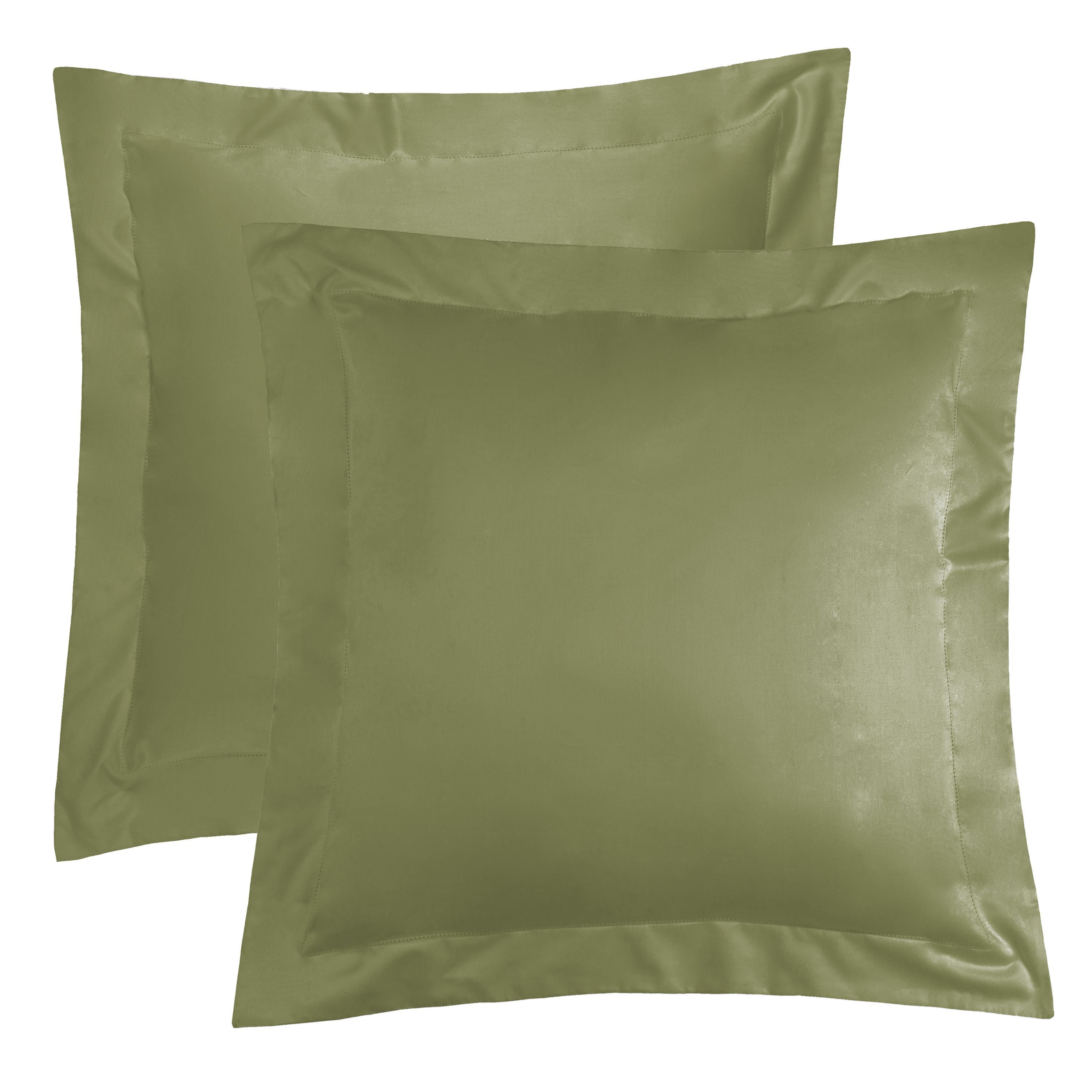  Pointehaven 620 Thread Count Luxury Duvet Set - Moss - Moss - Bonton