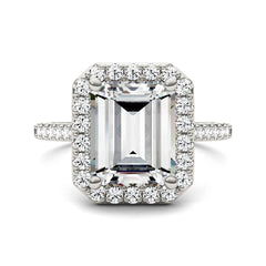 Charles & Colvard 2.90cttw Moissanite Radiant Engagement Ring