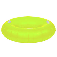 42" Yellow Sparkle Inflatable Swimming Pool Tube Ring Float