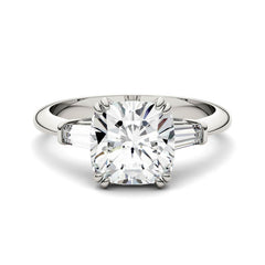 Charles & Colvard 2.77cttw Moissanite Cushion Engagement Ring