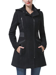 Women's Ivy Hooded Wool Coat