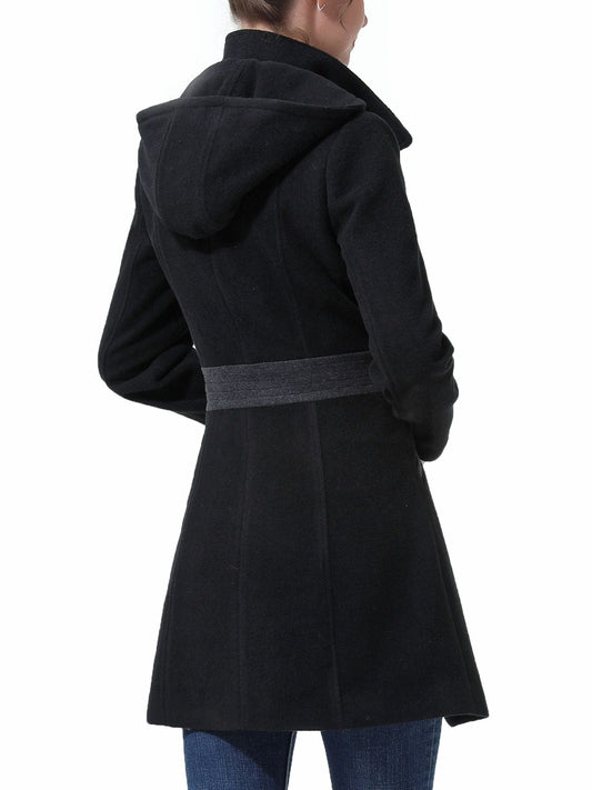 Women's Ivy Hooded Wool Coat