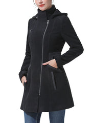 Women's Ivy Hooded Wool Coat