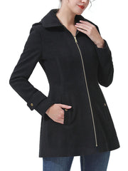 Women's Bao Hooded Wool Coat