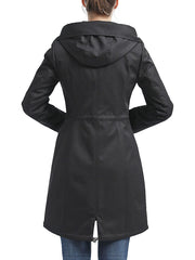 Women's Zip-Out Lined Hooded Raincoat